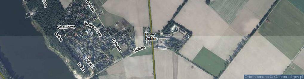 Zdjęcie satelitarne Nowy Dębiec ul.